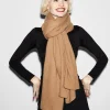 Camel Cashmere Travel Wrap