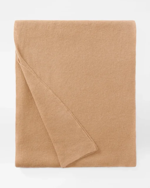 Camel Cashmere Travel Wrap
