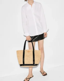Medium Raffia Tote