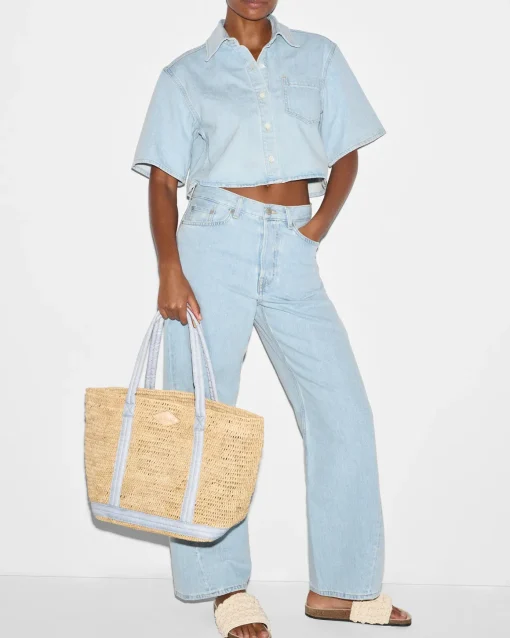 Medium Raffia Tote