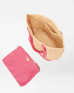 Medium Raffia Tote