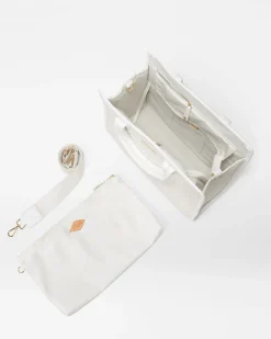Medium Woven Box Tote