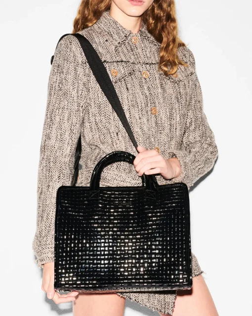 Medium Woven Box Tote
