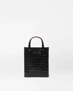 Micro Woven Box Tote