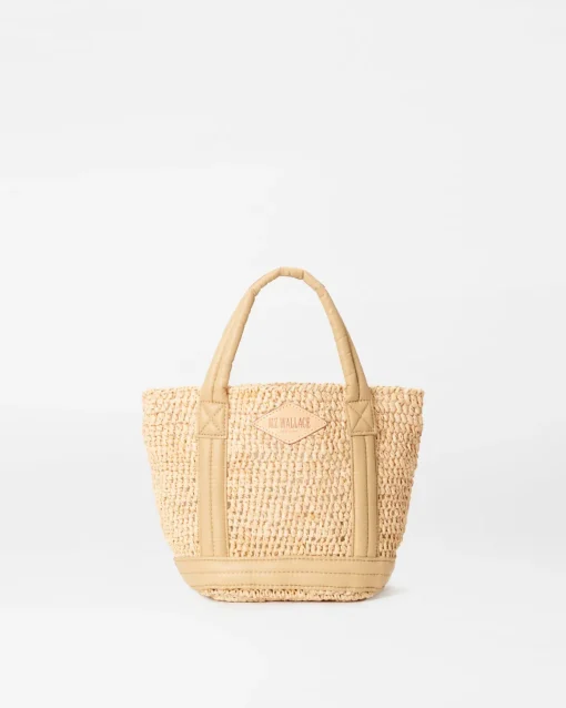 Mini Raffia Tote