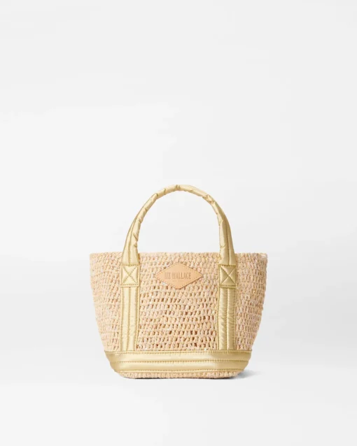 Mini Raffia Tote
