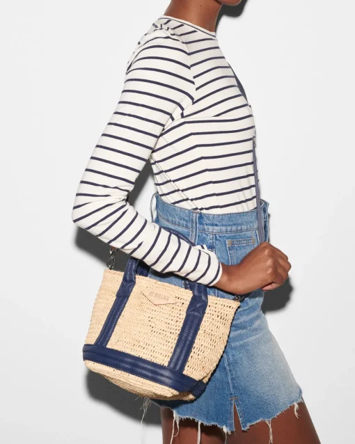 Mini Raffia Tote