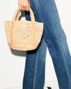 Mini Raffia Tote