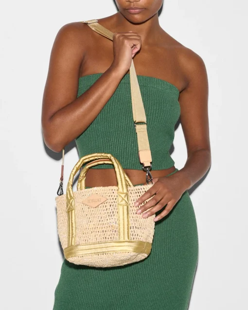 Mini Raffia Tote