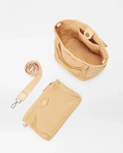 Mini Raffia Tote