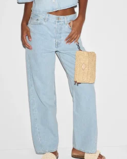 Raffia Convertible Crossbody
