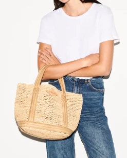 Small Raffia Tote