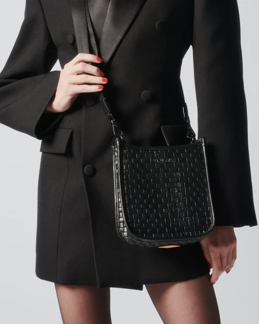 Small Woven Box Crossbody
