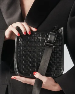 Small Woven Box Crossbody