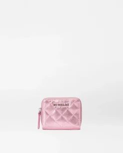 Small Zip Round Wallet