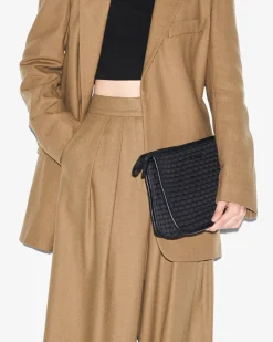Woven Metro Clutch