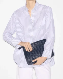 Woven Metro Clutch